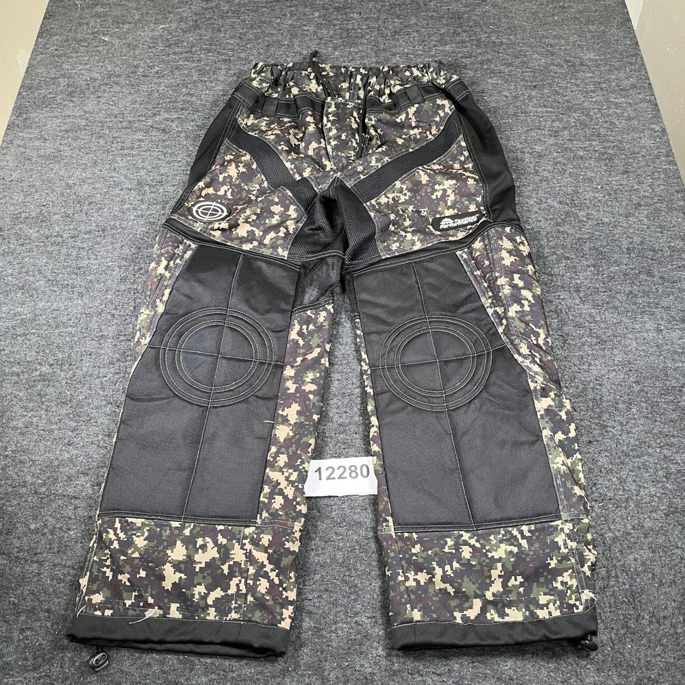 Tactical Performance Digital Camo Paintball Pants Padded Knee Mens ML Camoflauge - Picture 1 of 9